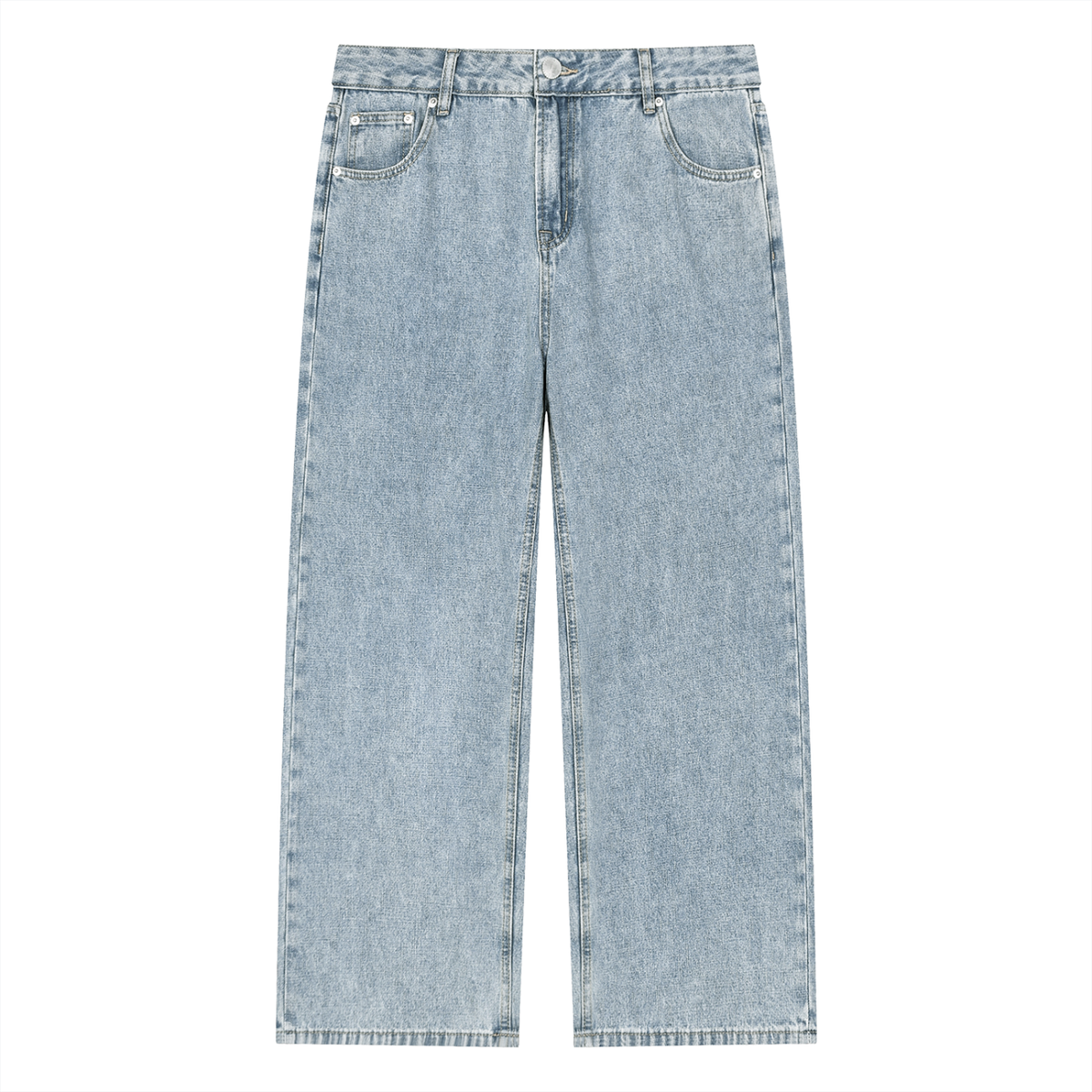 Essential Unisex Vintage Straight Leg Jeans