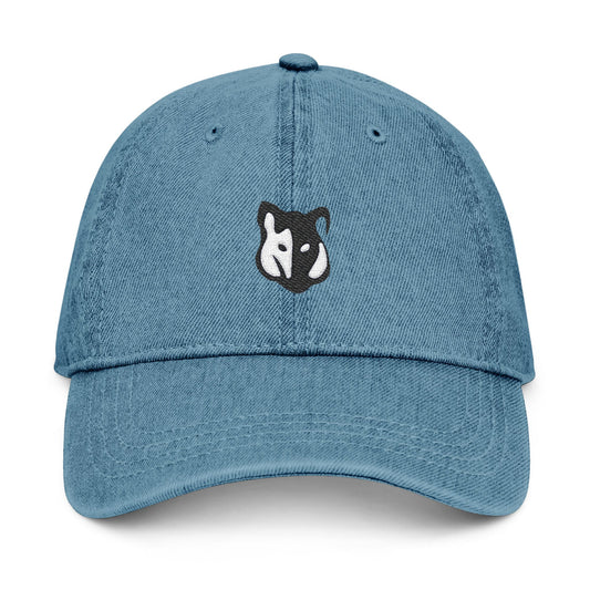 Seugruh Embroidered Denim Hat