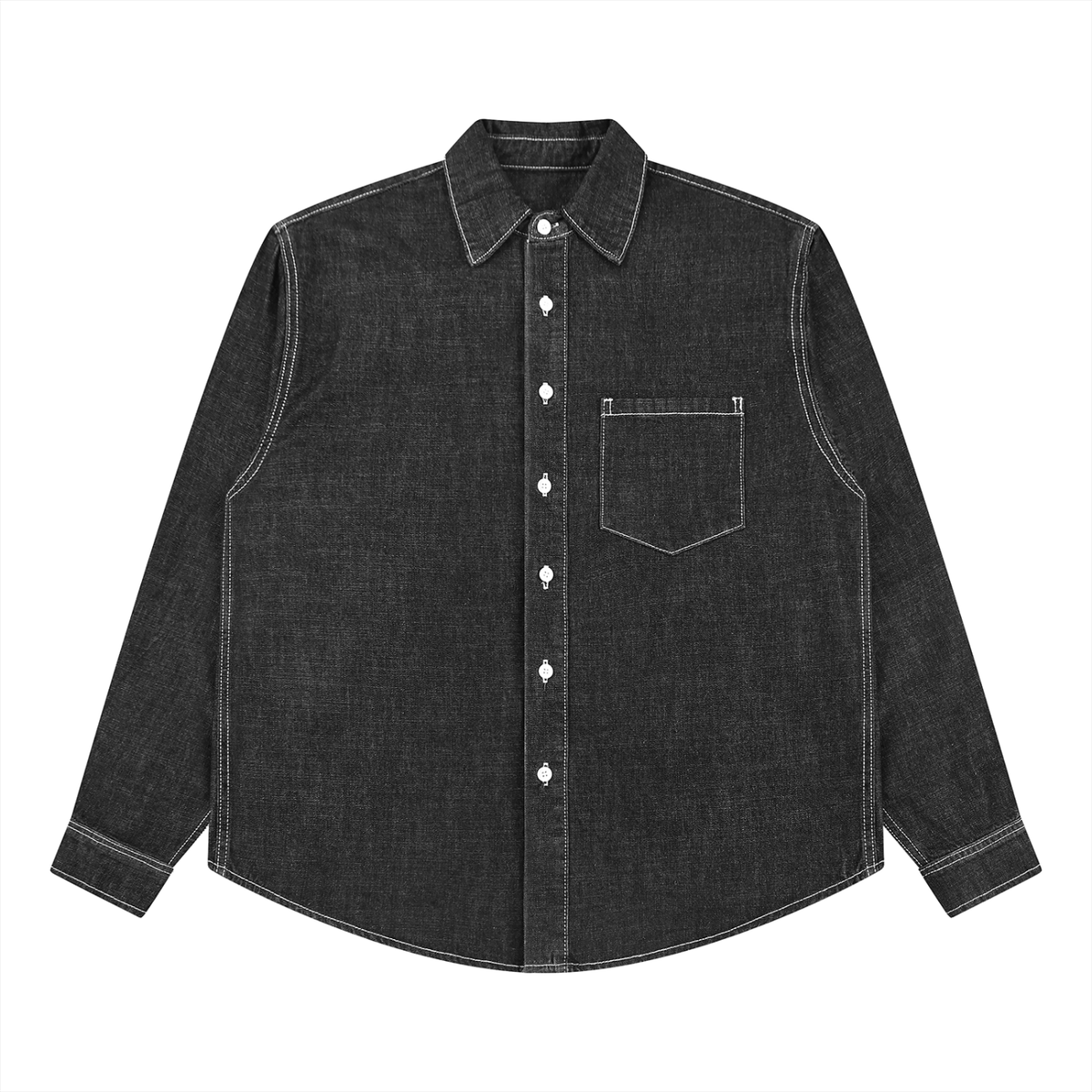 Essential Unisex Vintage Denim Shirt