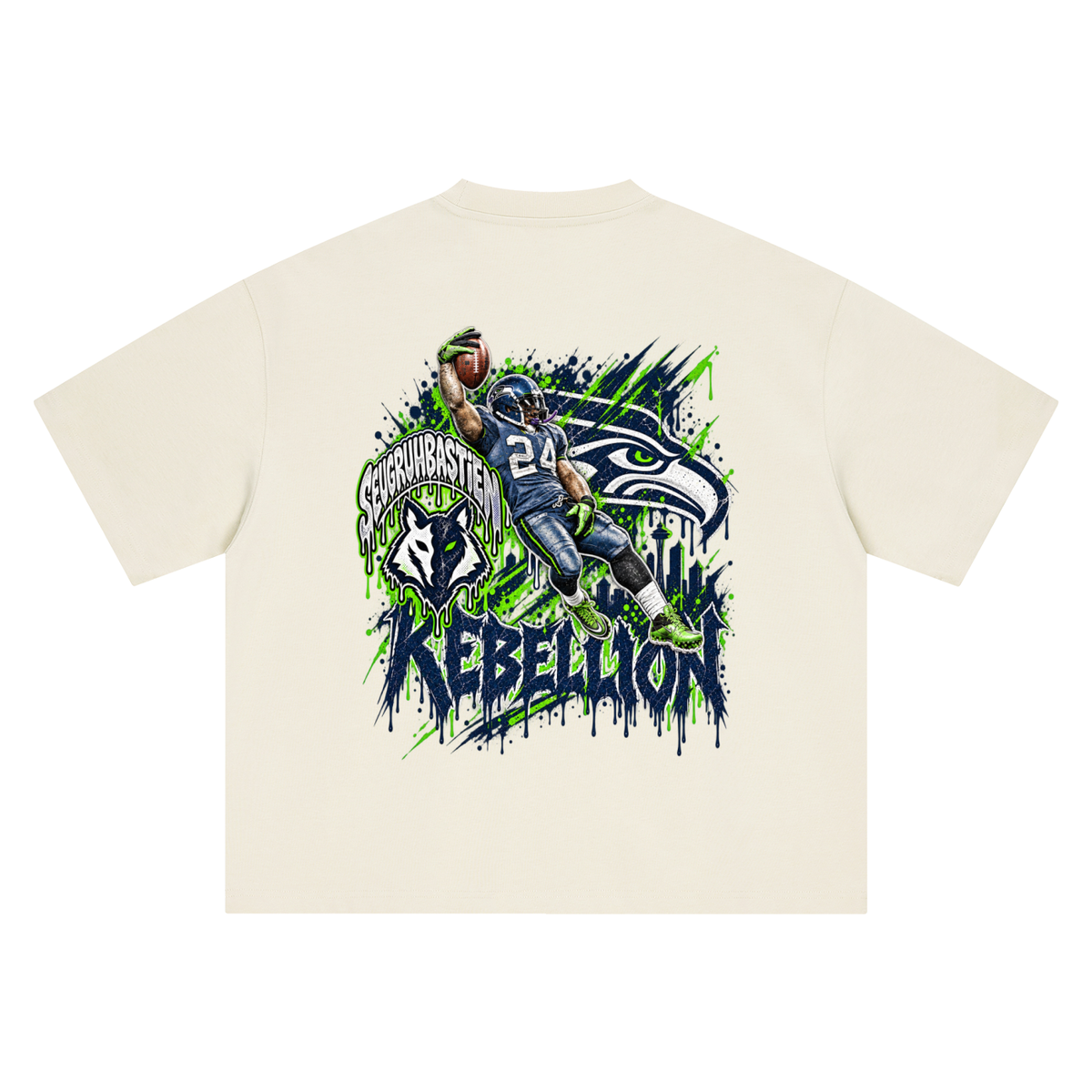 Seugruh Bastien Seattle Boxy T-Shirt