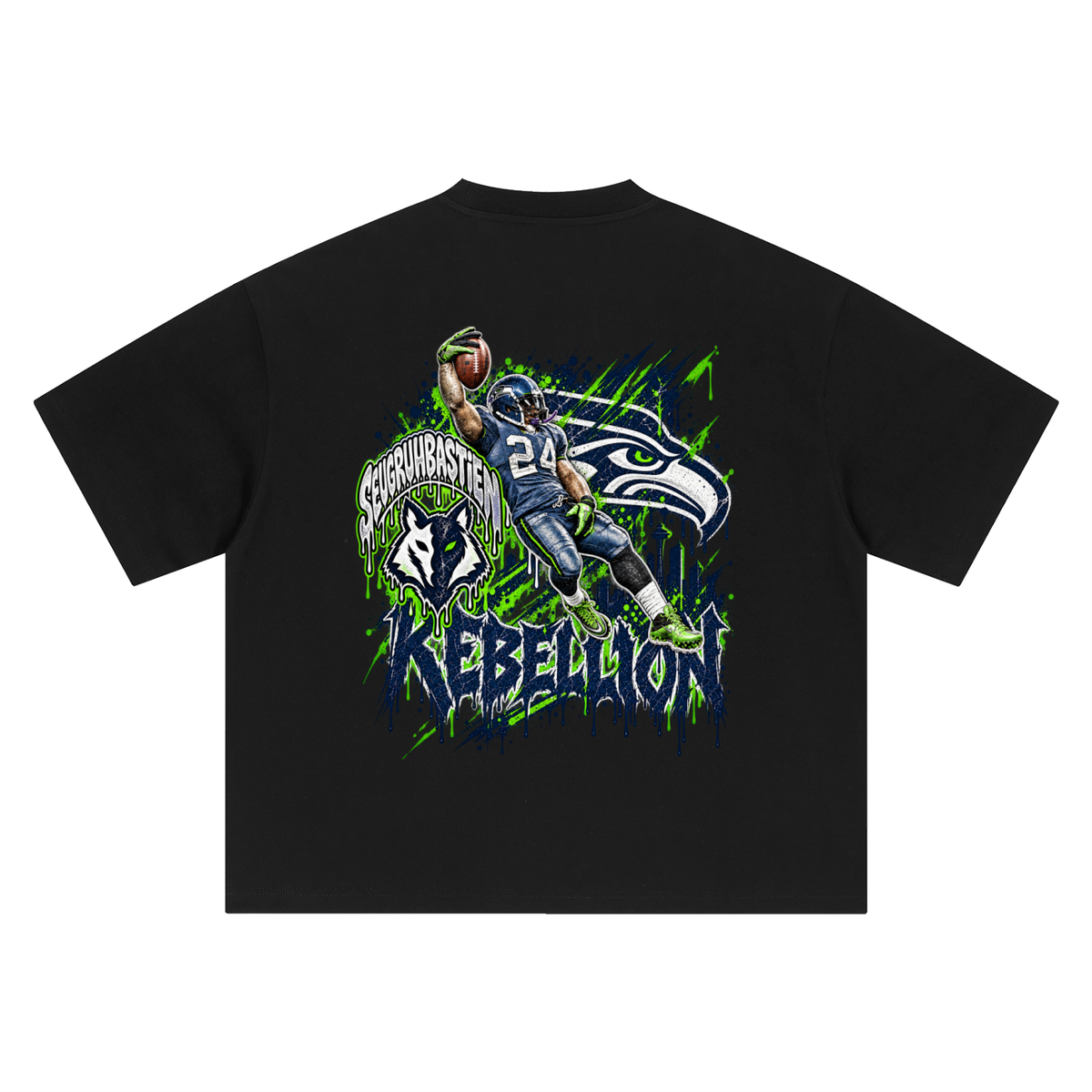 Seugruh Bastien Seattle Boxy T-Shirt