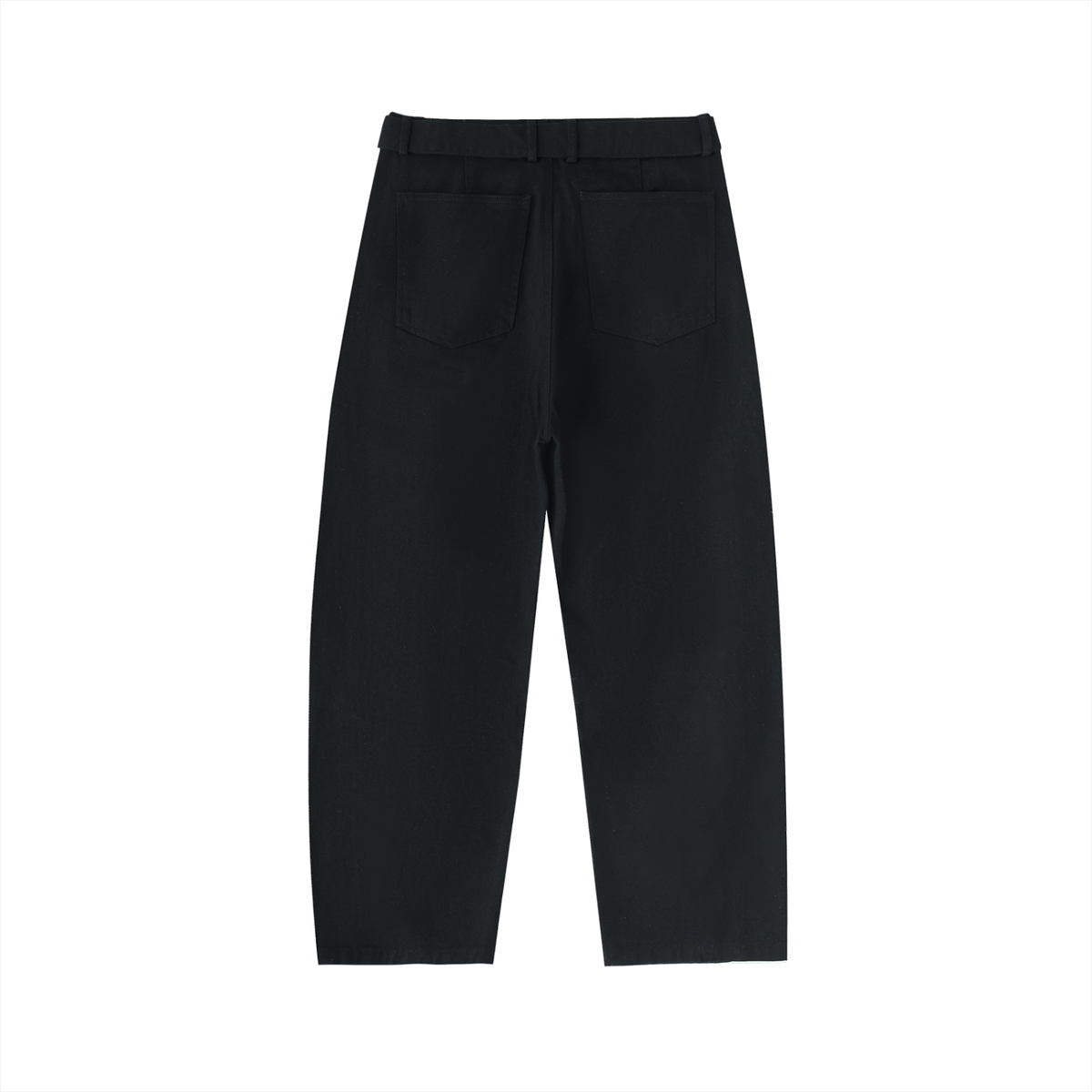 Essential Belted Barrel Chino Pants