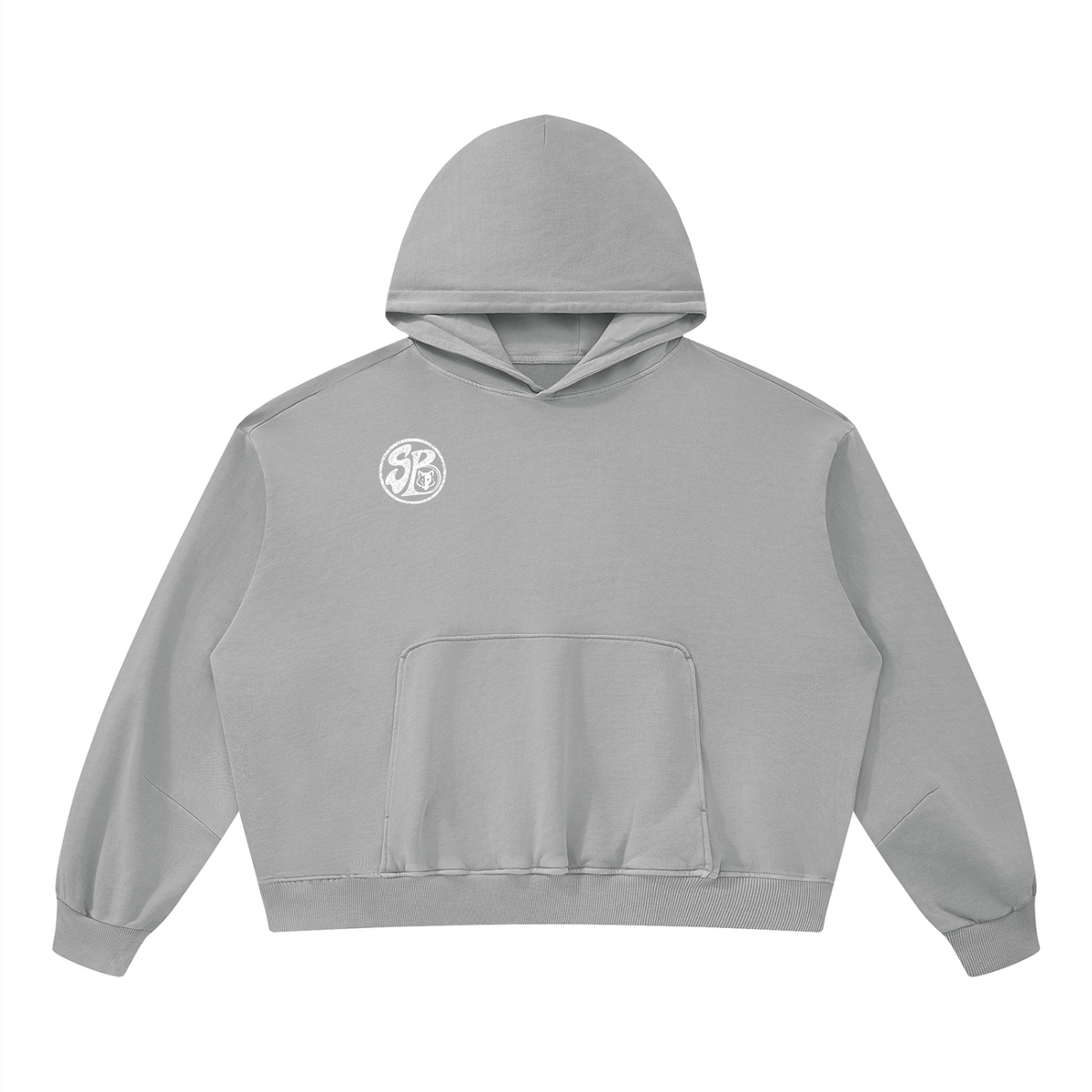 Seugruh Bastien Boxy Vintage-Washed Hoodie
