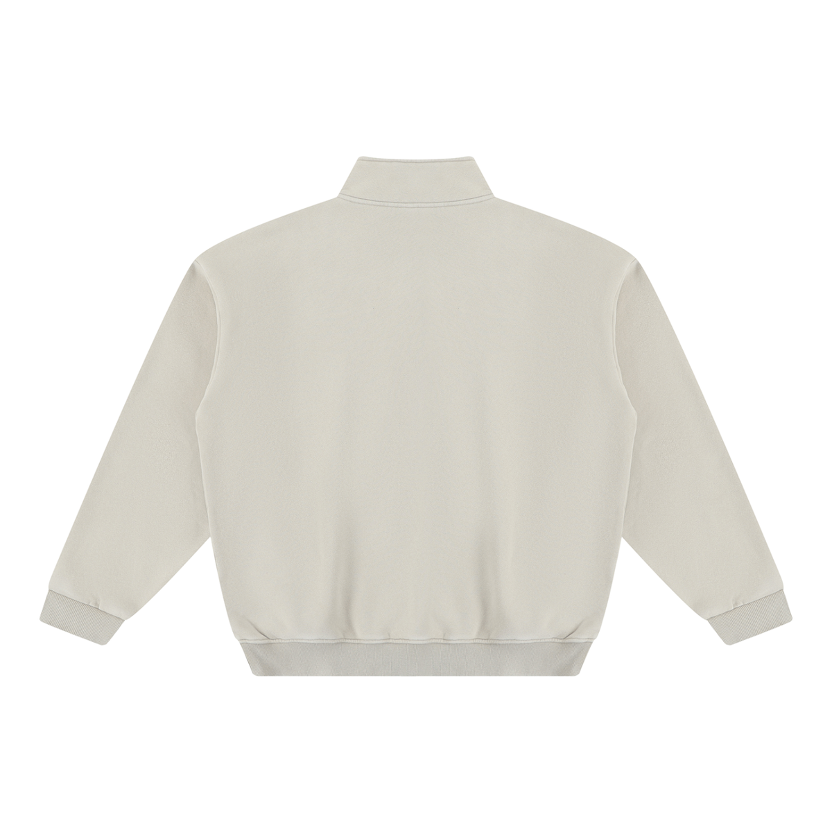 Seugruh Bastien Vintage Wash Quarter-Zip Fleece Sweatshirt