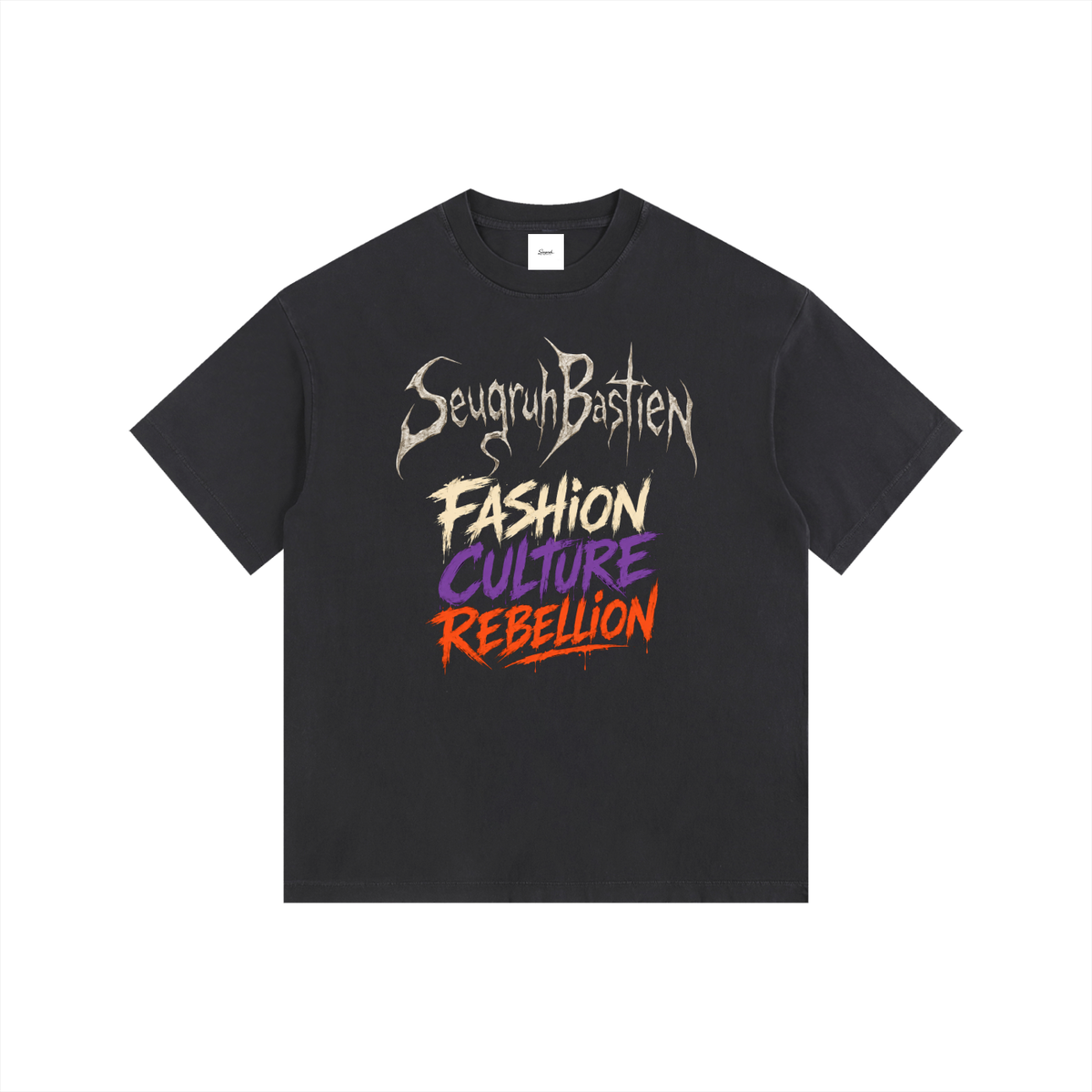 Seugruh Bastien FCR Vintage-Washed Oversized T-Shirt