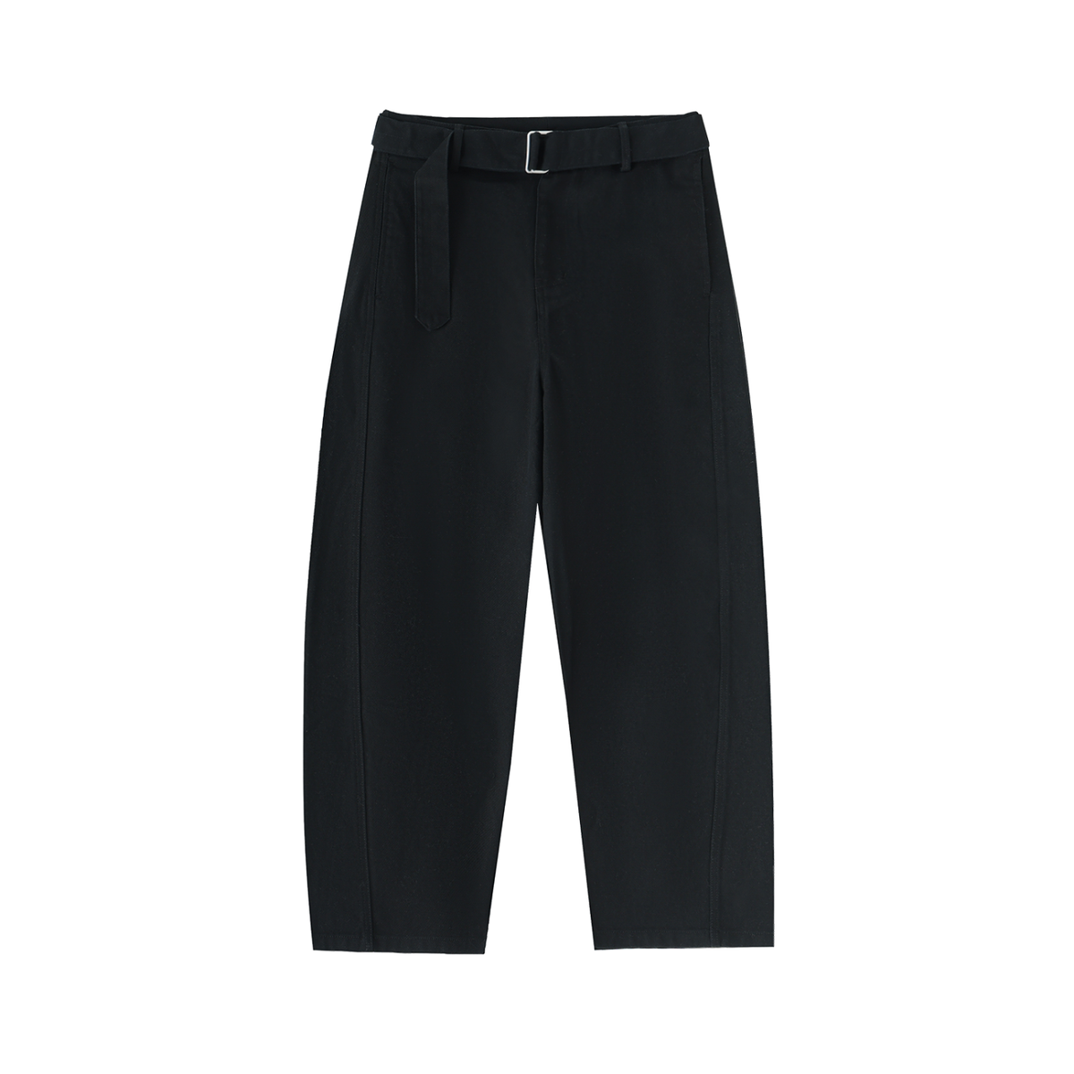 Essential Belted Barrel Chino Pants