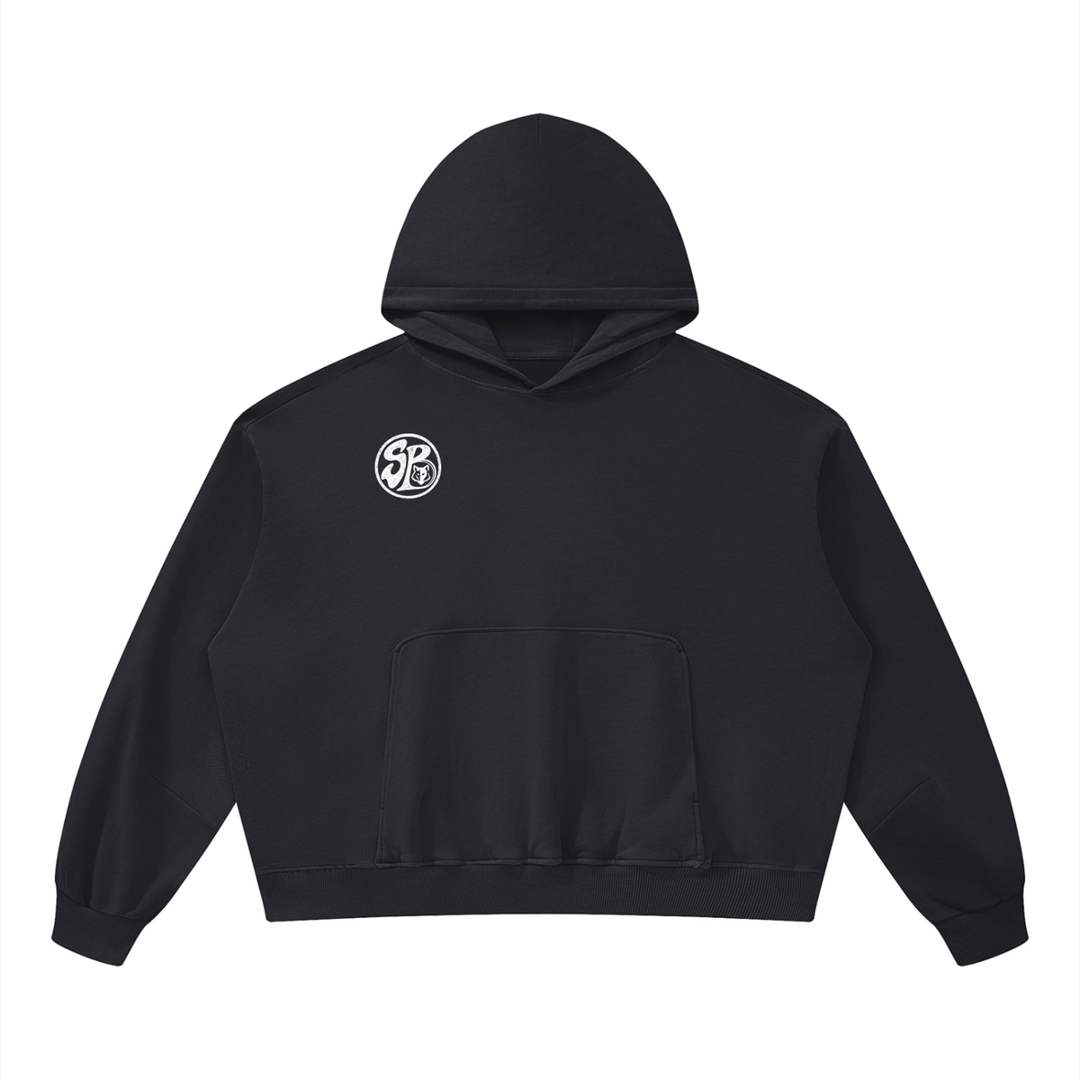 Seugruh Bastien Boxy Vintage-Washed Hoodie