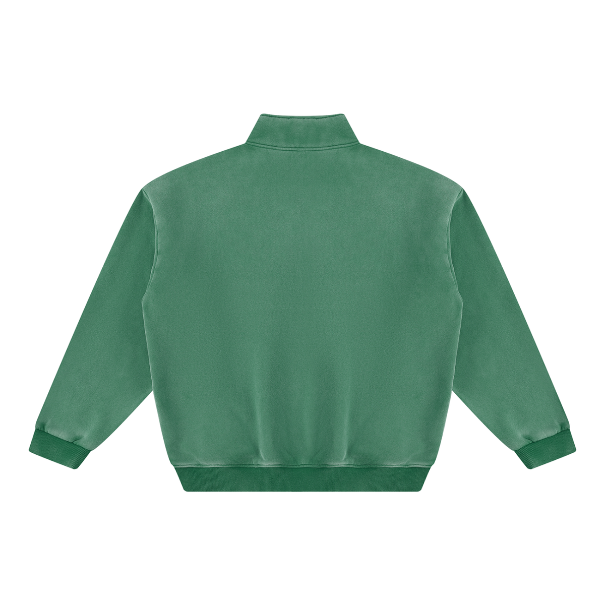 Seugruh Bastien Vintage Wash Quarter-Zip Fleece Sweatshirt