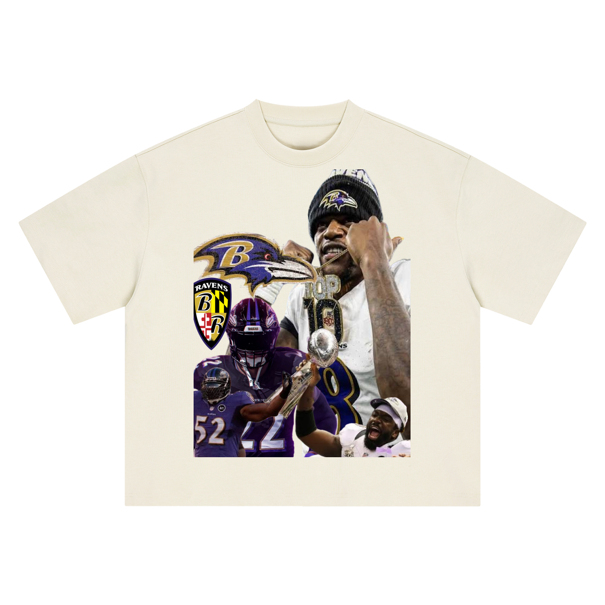 Ravens Boxy “Top 10” T-Shirt