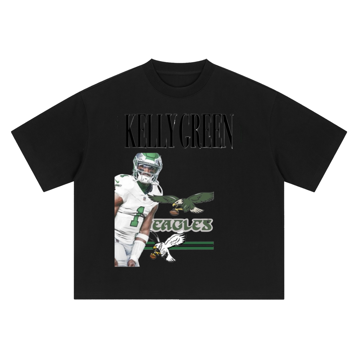 Kelly green Boxy T-Shirt