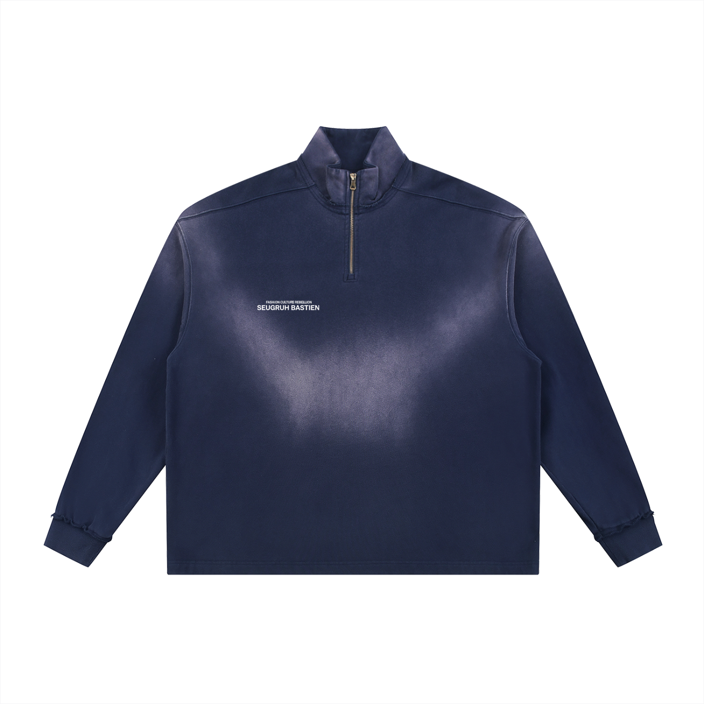 Branded Quarter-Zip