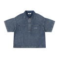 Vintage Quarter-Zip Denim
