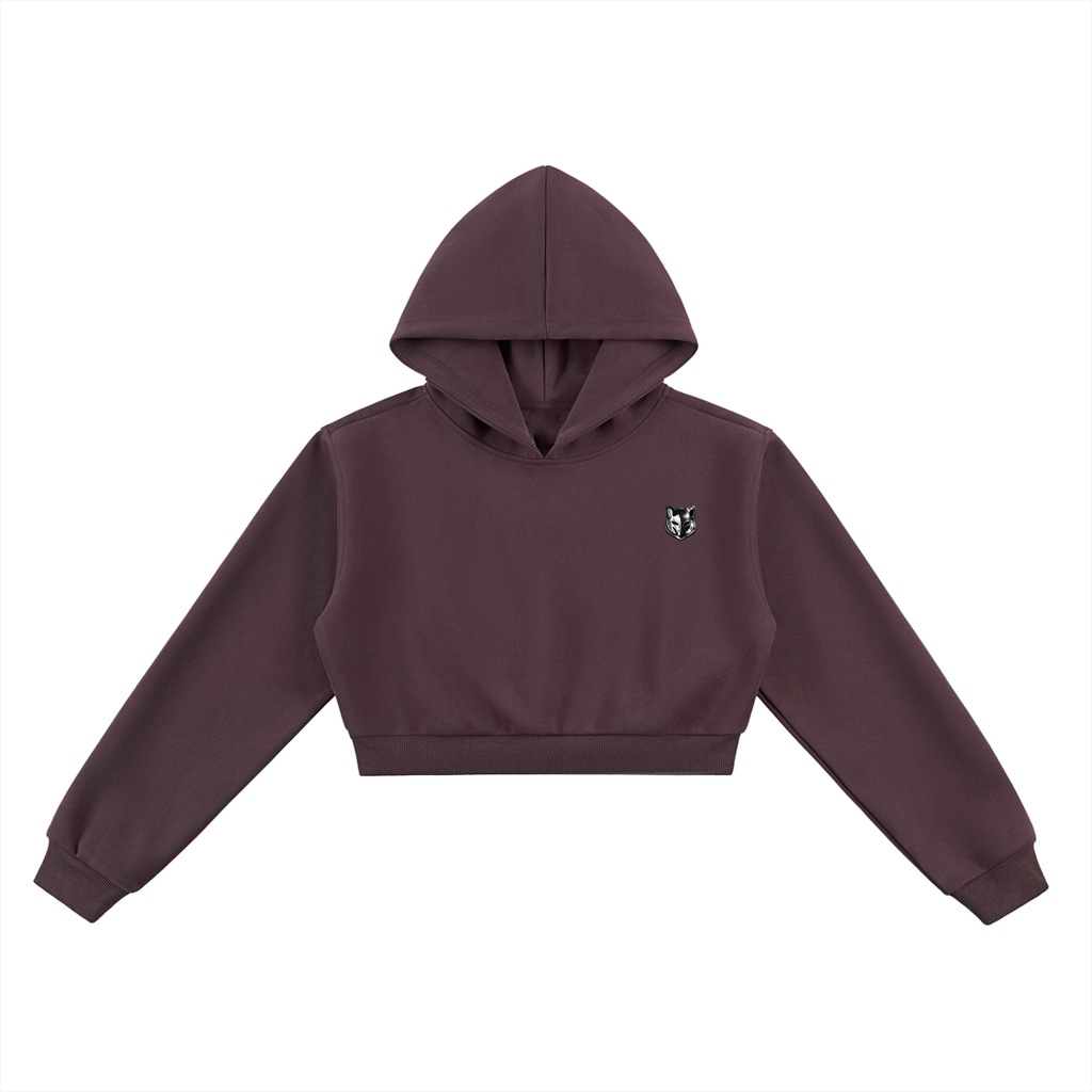Logo Cropped Hoodie