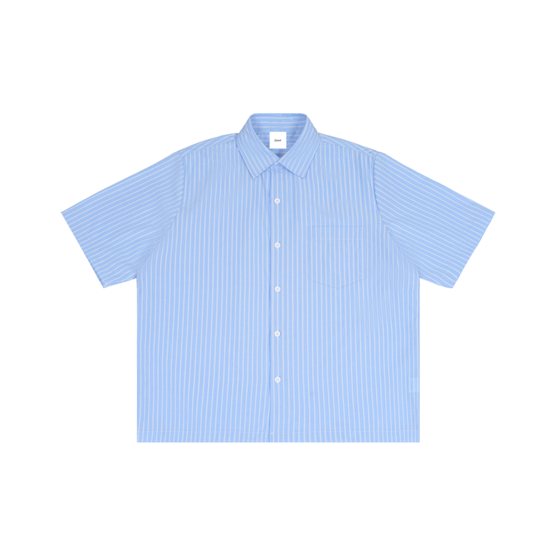 Essential Striped Boxy Short Sleeve Shirt