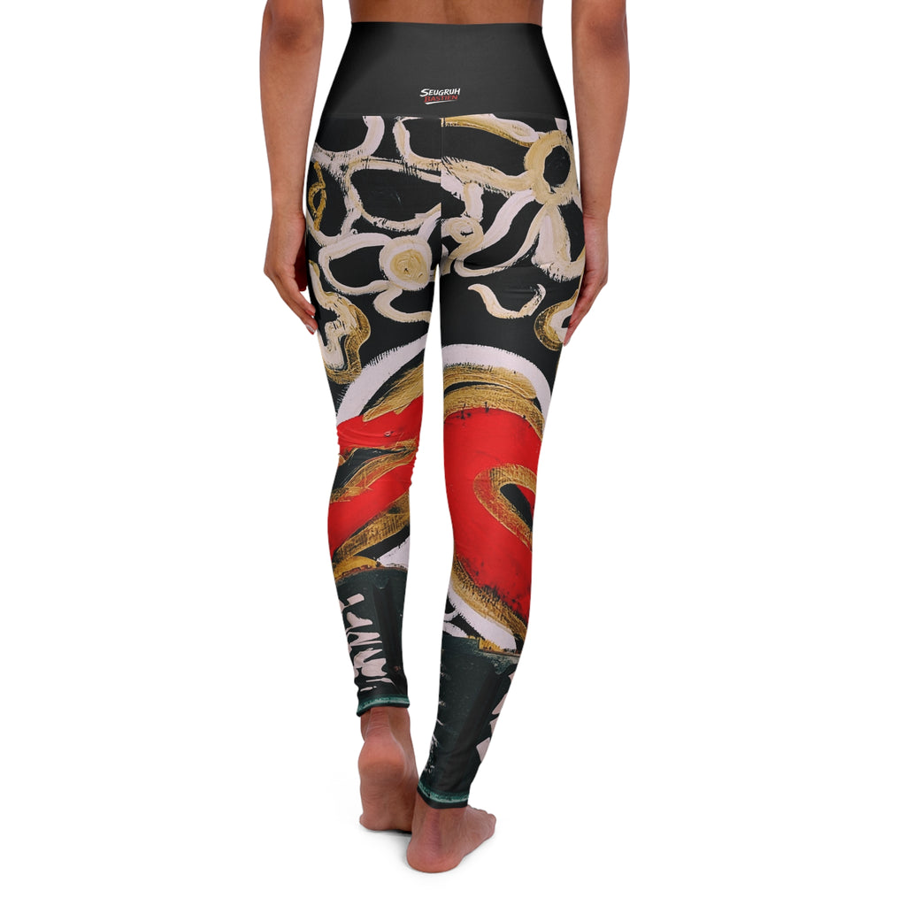 Seugruh Bastien High Waisted Canvas Leggings