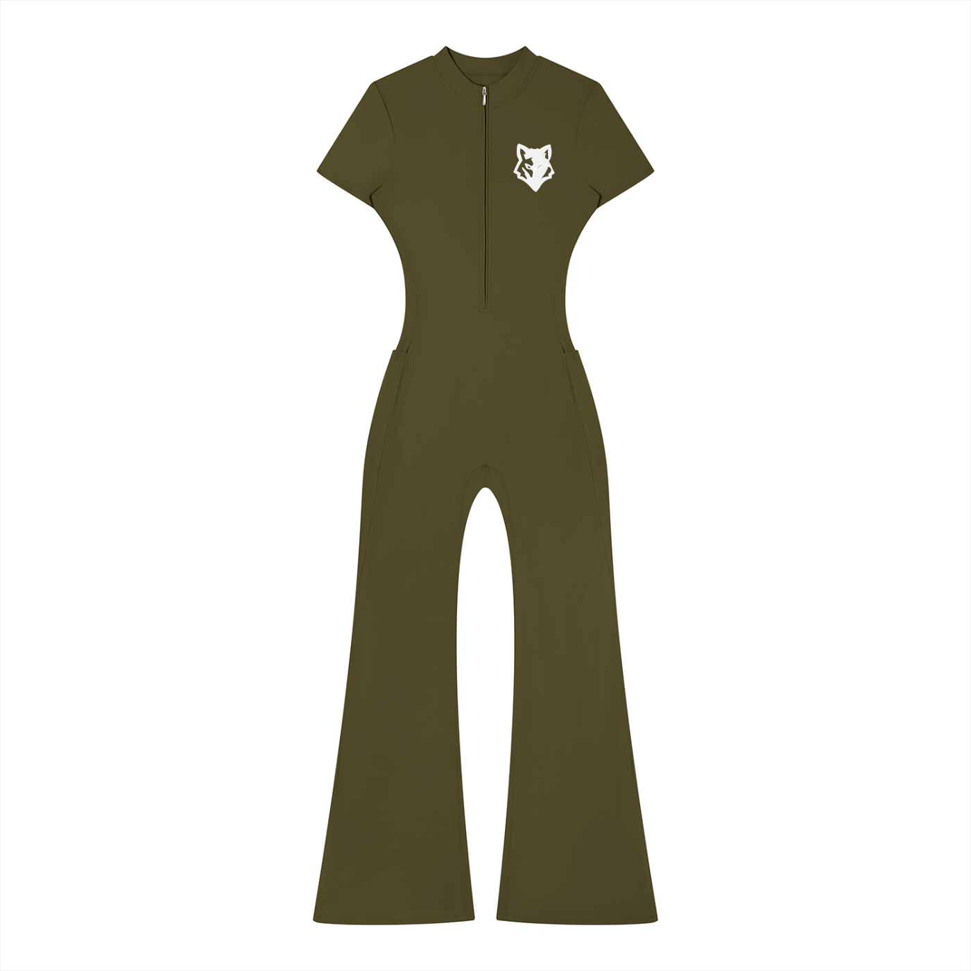 Tight Flared Wolf Jumpsuit