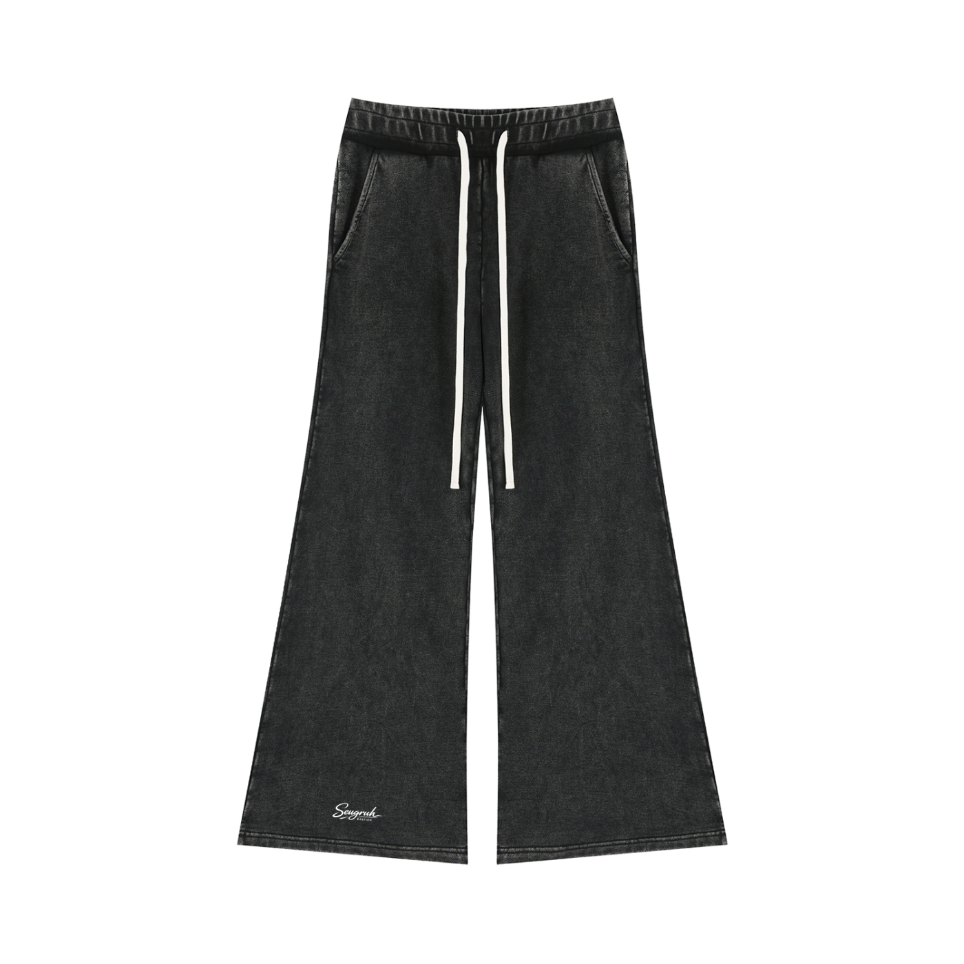 Mineral Wash Flared Sweatpants