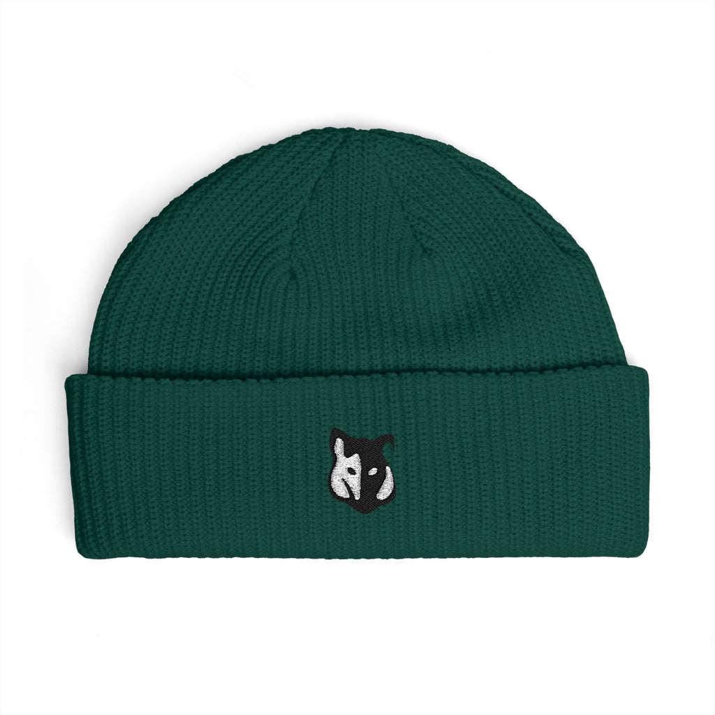 Seugruh Bastien wolf Logo Cuff Beanie