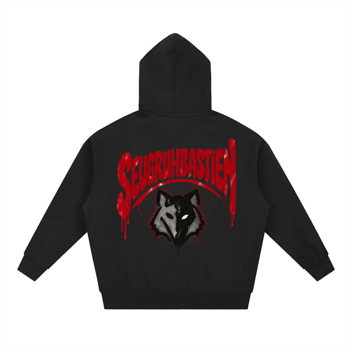 Branded Fleece Boxy Hoodie