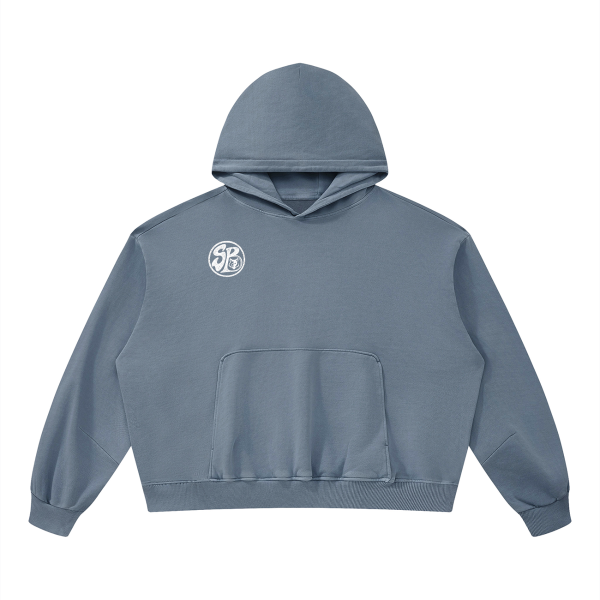 Seugruh Bastien Boxy Vintage-Washed Hoodie