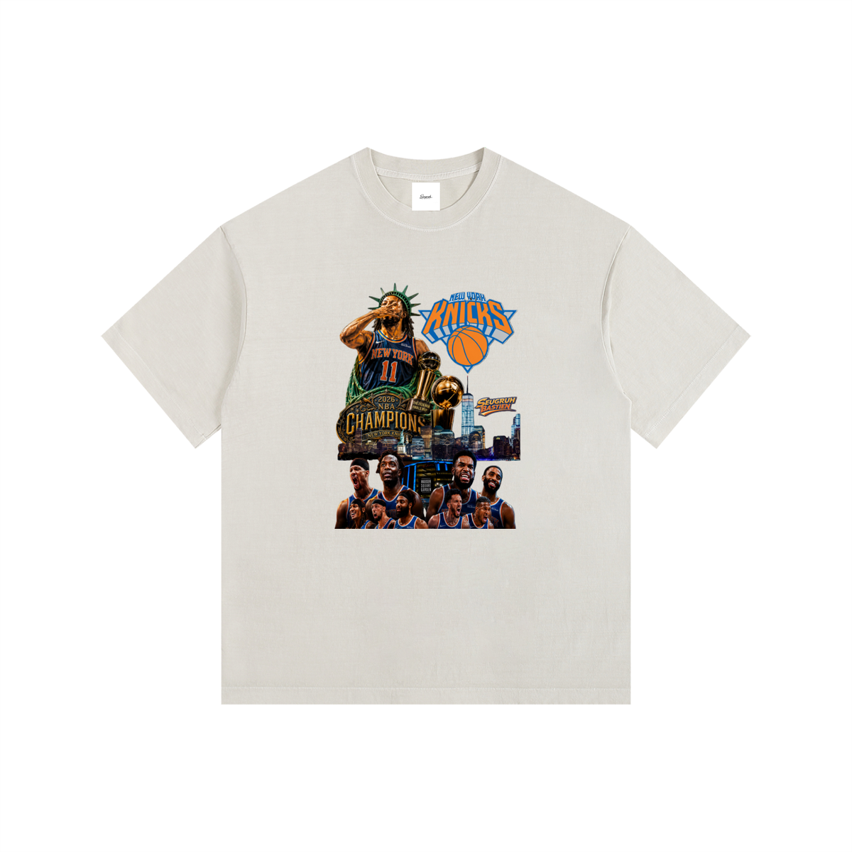 Seugruh Bastien Knicks Champion T-Shirt — Extended Sizes