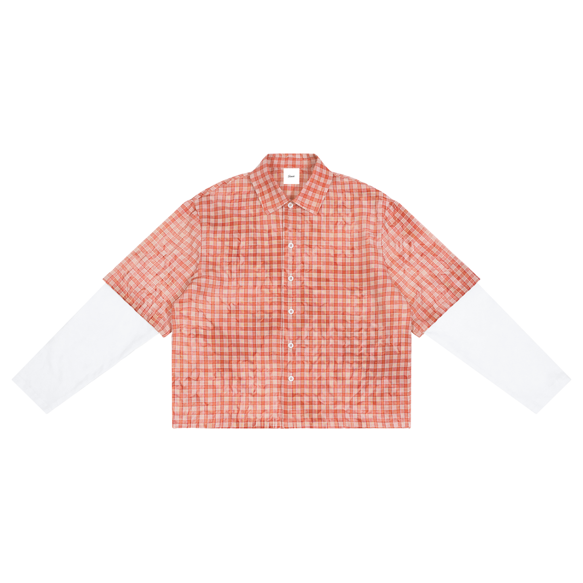Essential Unisex Plaid Short Sleeve Shirt