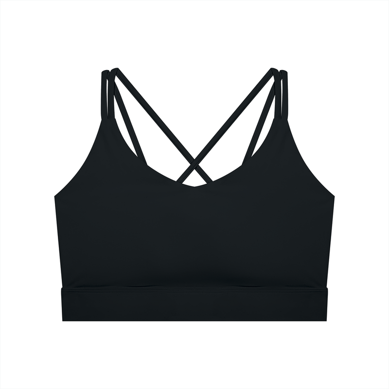 Seugruh Bastien Women's Cropped Yoga Sport Bra