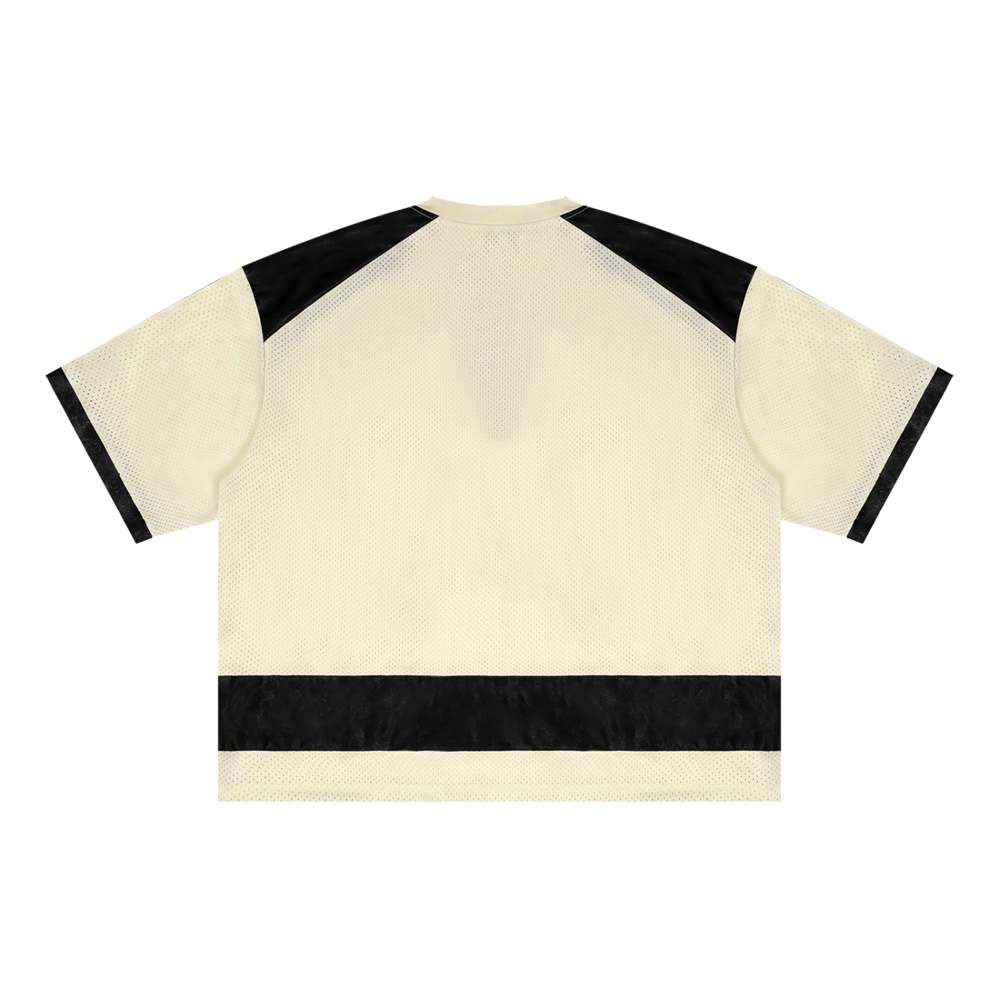 Branded Mesh Boxy Pullover