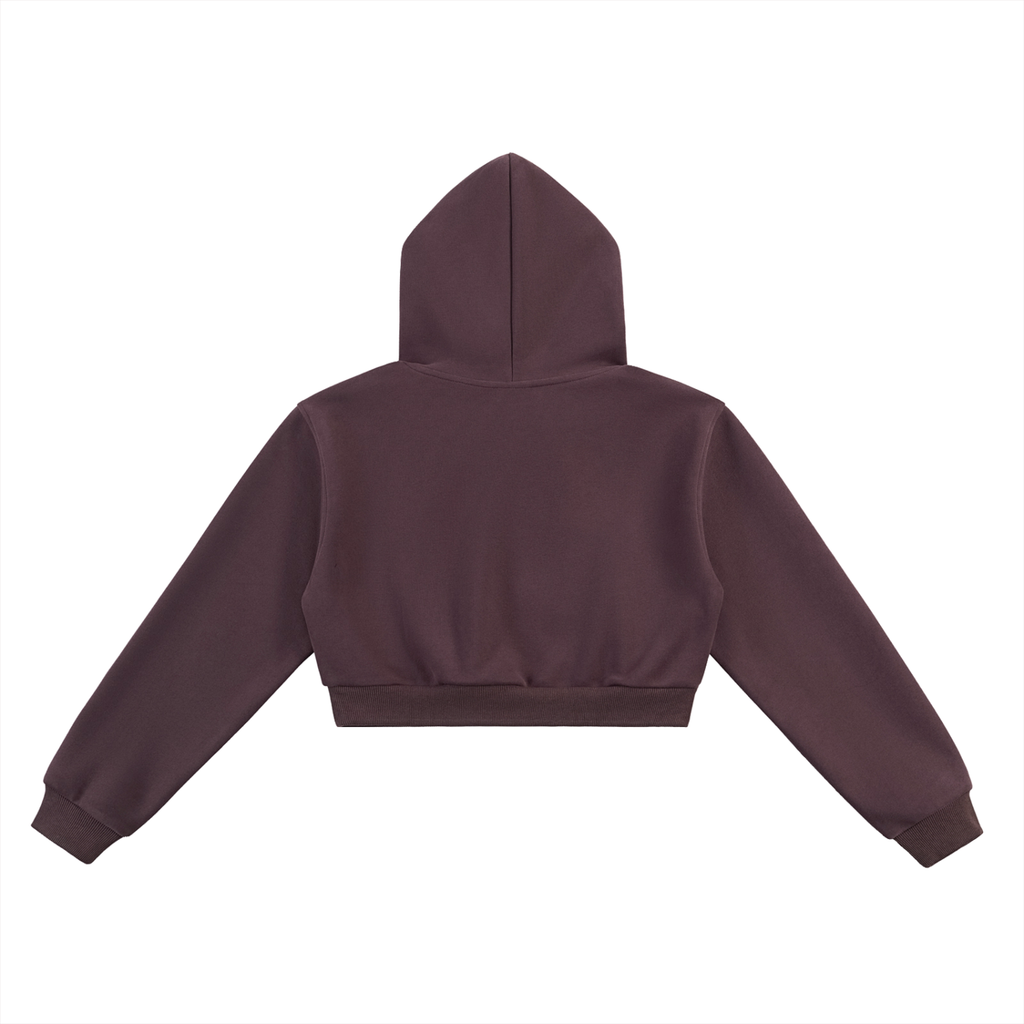Logo Cropped Hoodie