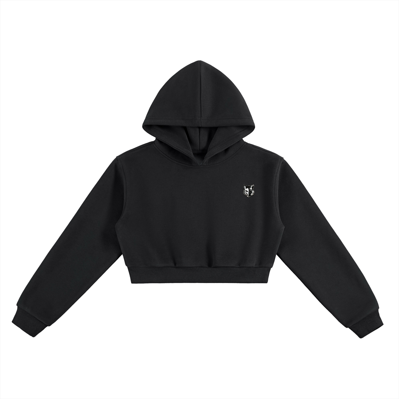 Logo Cropped Hoodie