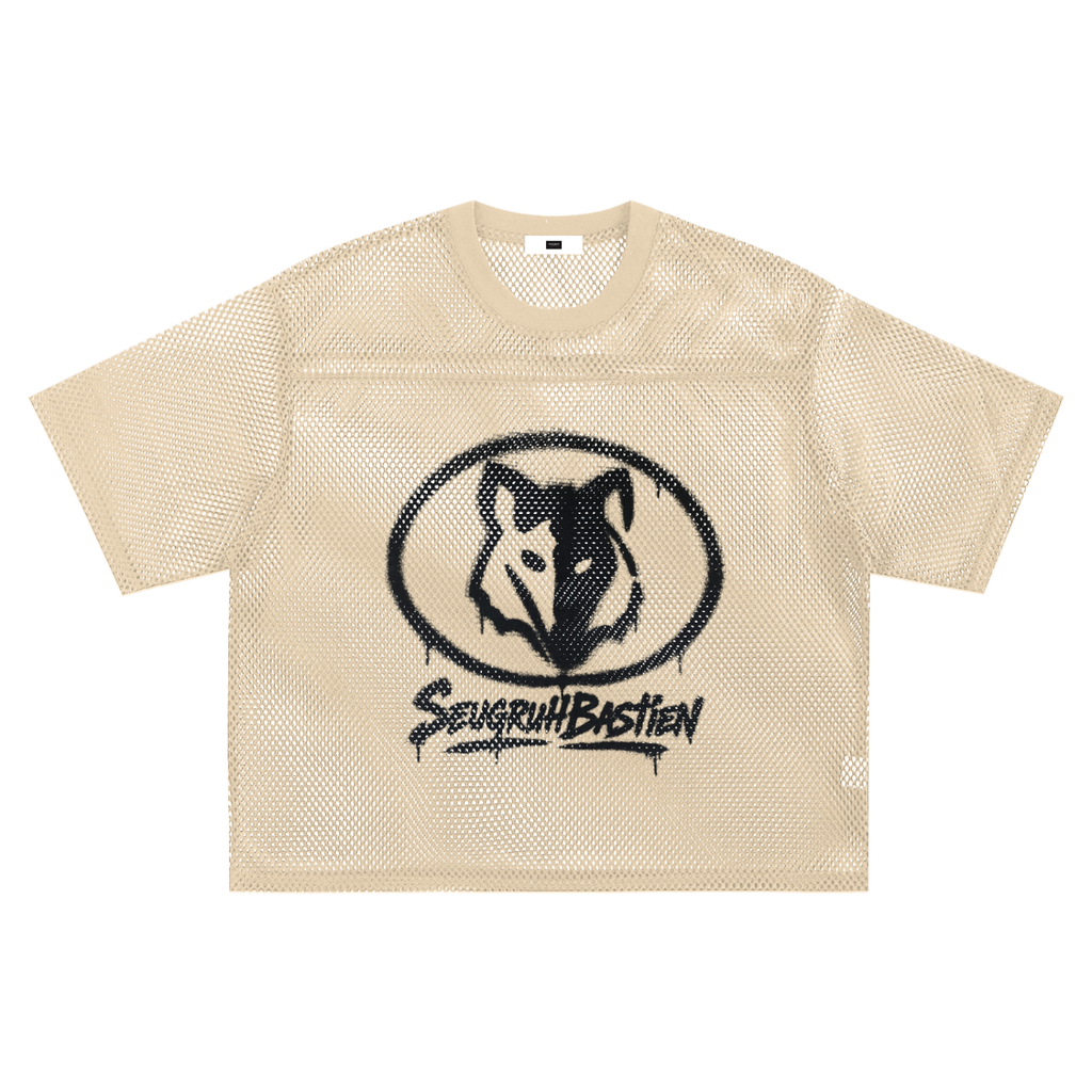 Branded Boxy Net T-Shirt
