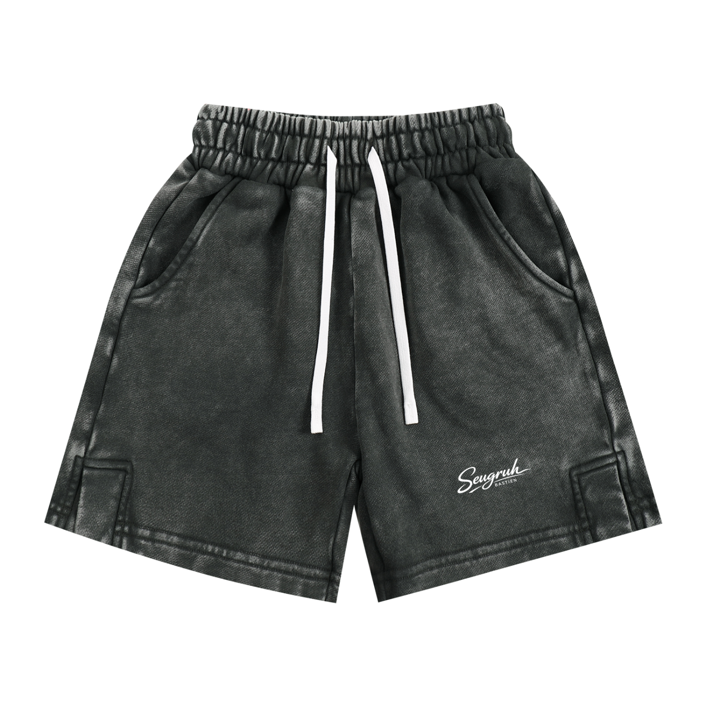 Kids signature logo Snow Washed Shorts