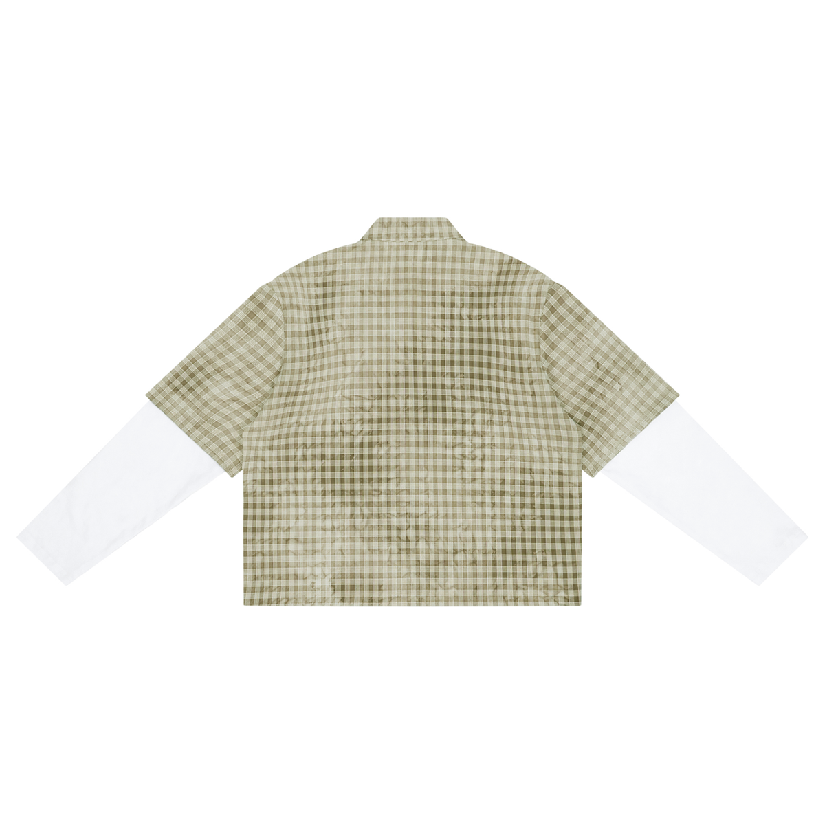Essential Unisex Plaid Short Sleeve Shirt