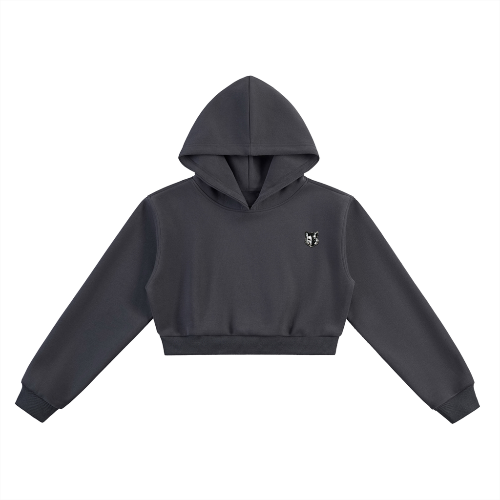 Logo Cropped Hoodie