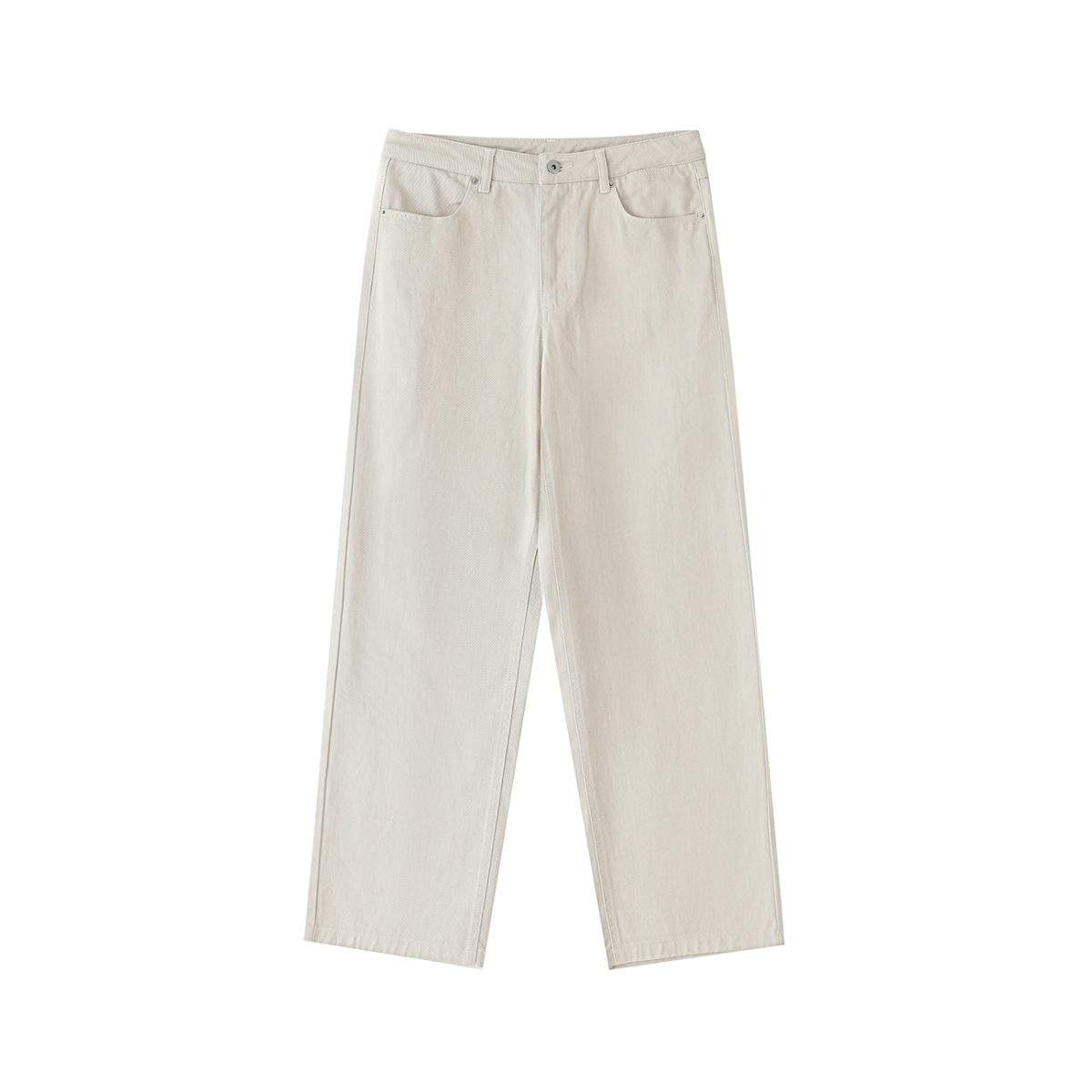 Essential Heavyweight Cotton Straight-Leg Pants