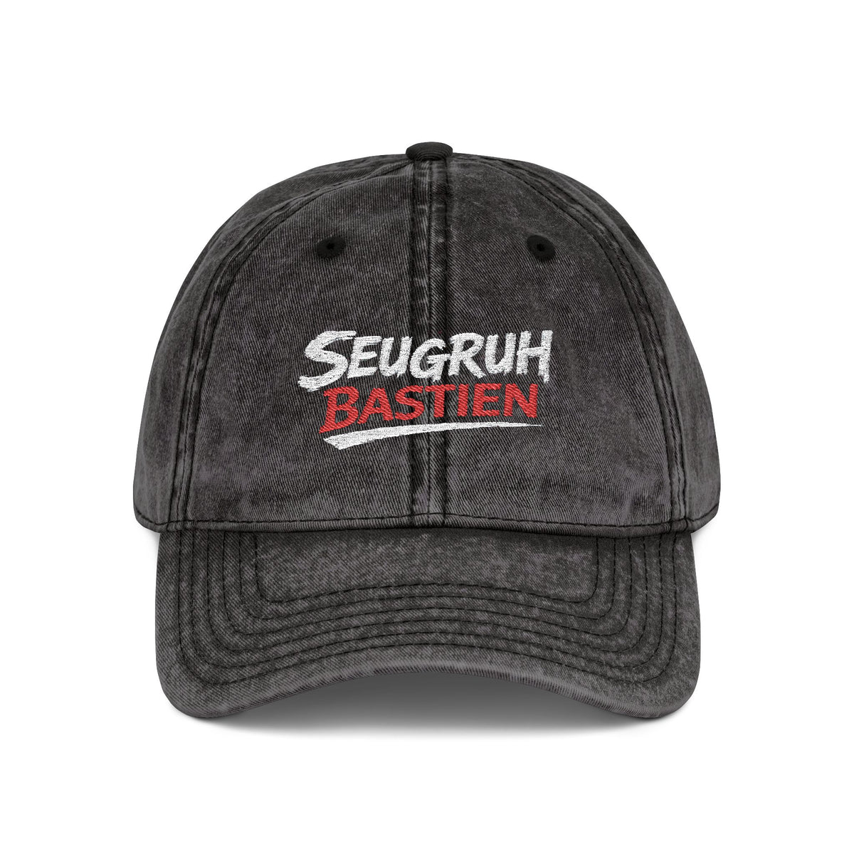 Seugruh Bastien Concrete Vintage Cap - cotton twill embroidered streetwear dad hat