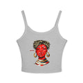 Seugruh Bastien Red Women Spaghetti Strap Tank Top