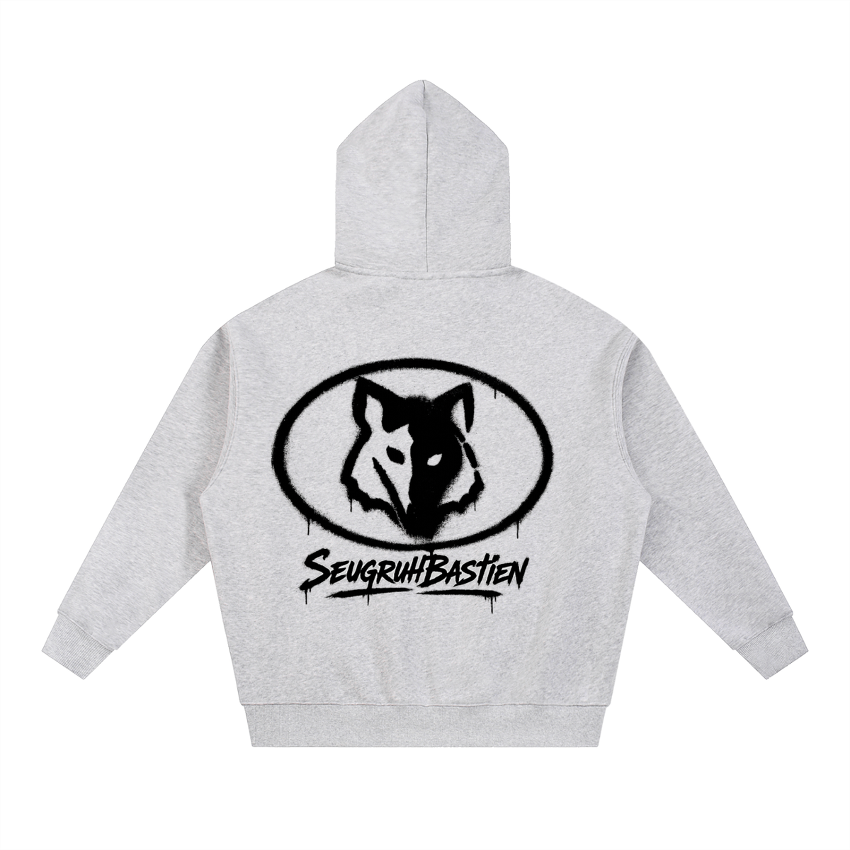 Branded Oversized Boxy Hoodie