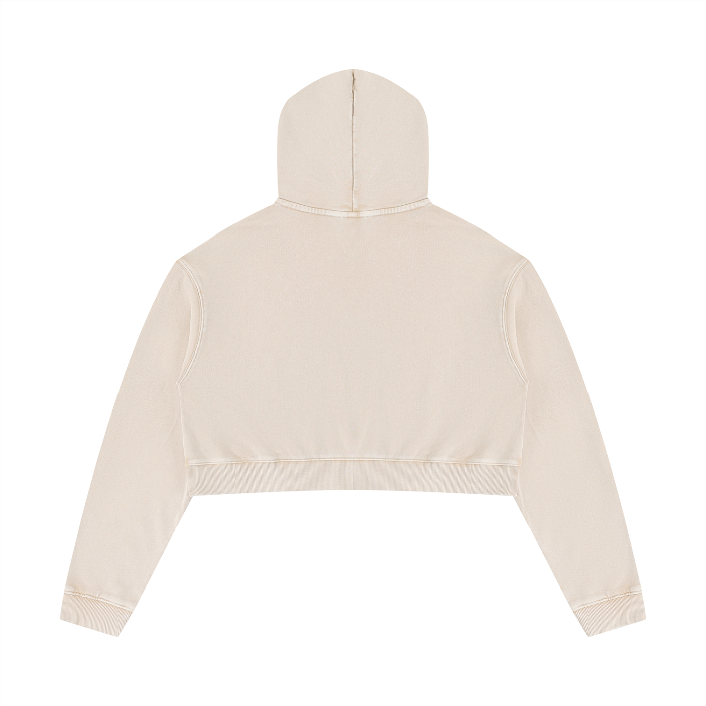 Mineral Washed Crop Hoodie