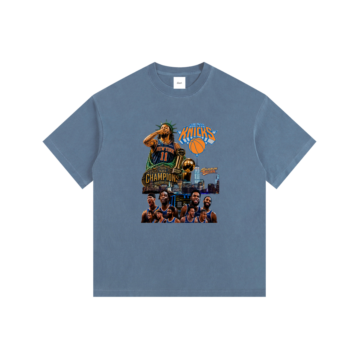 Seugruh Bastien Knicks Champion T-Shirt — Extended Sizes