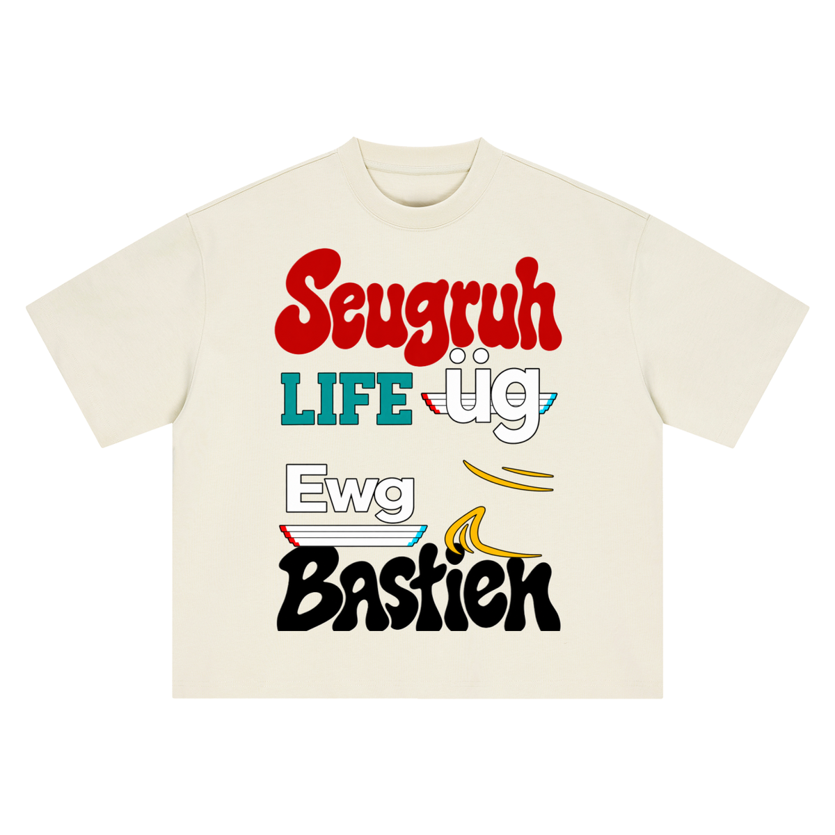 Seugruh Bastien Boxy FCR name pronunciation T-Shirt