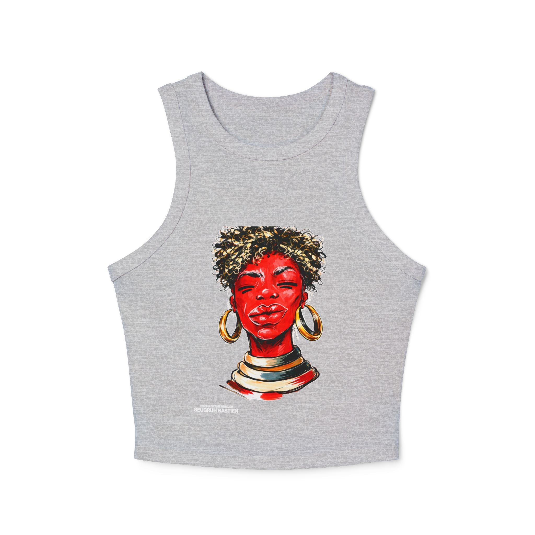 Seugruh Bastien Red Women Micro Tank Top