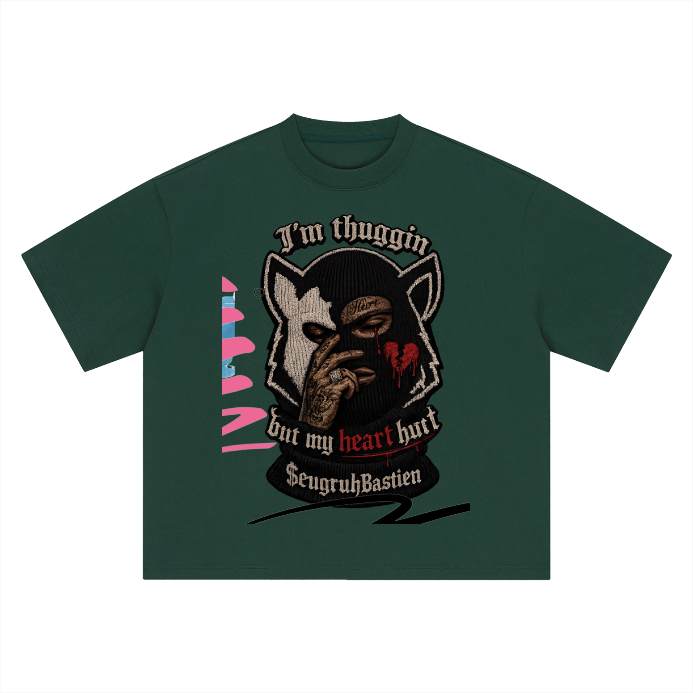 Thuggin Heart Boxy T