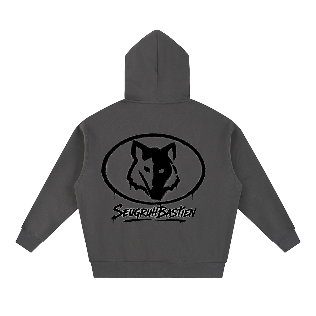Branded Oversized Boxy Hoodie