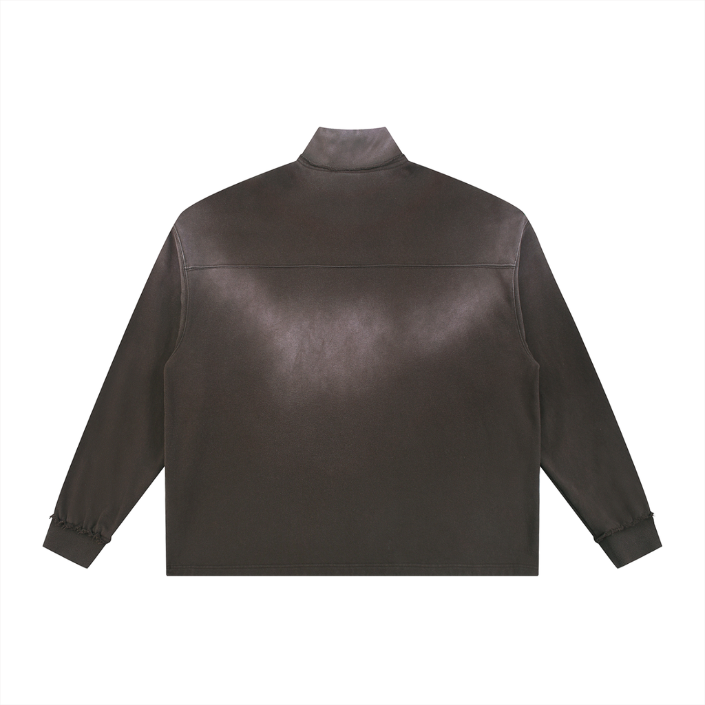 Branded Quarter-Zip