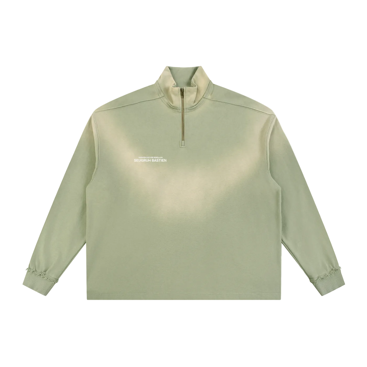 Branded Quarter-Zip