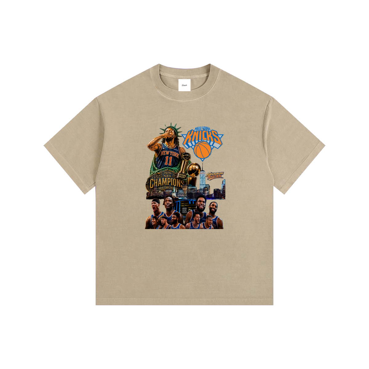 Seugruh Bastien Knicks Champion T-Shirt — Extended Sizes