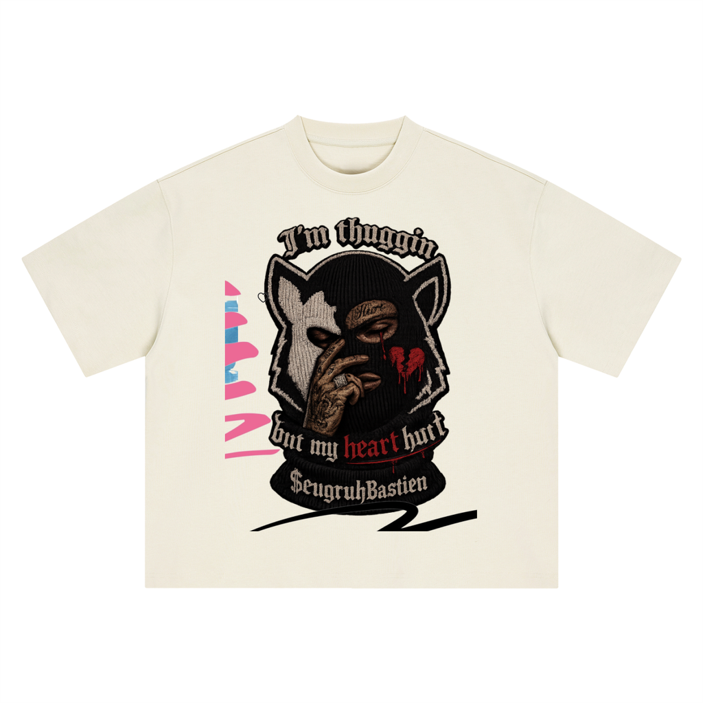 Thuggin Heart Boxy T