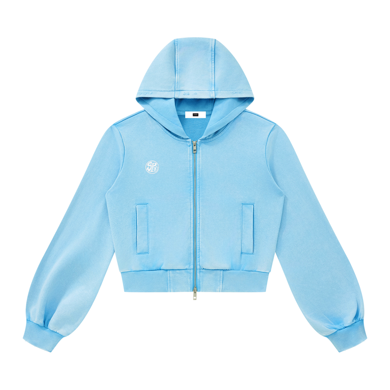 Seugruh Bastien Vintage Wash Zip Hoodie