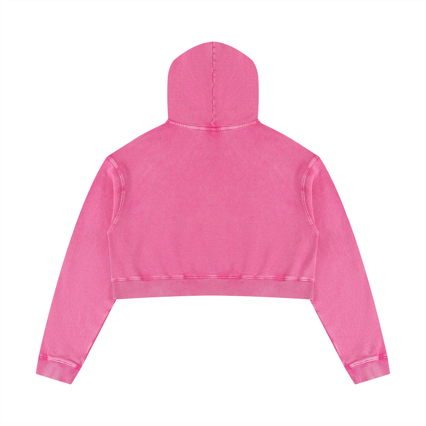 Mineral Washed Crop Hoodie